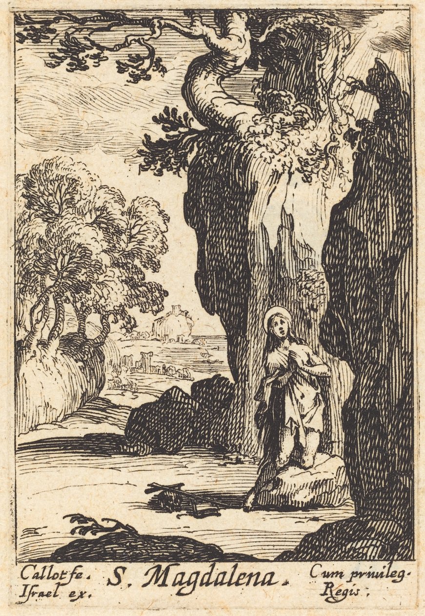 Svatá Máří Magdalena od Jacques Callot