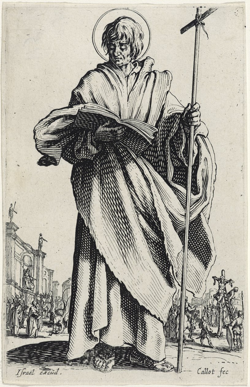 Svatý Filip z Les Grands Apôtres (Velcí apoštolové), 1631 od Jacques Callot
