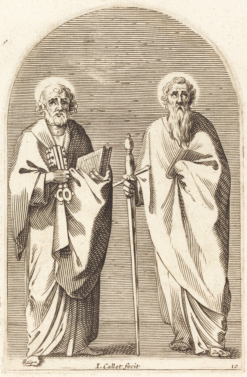 Svatí Petr a Pavel od Jacques Callot