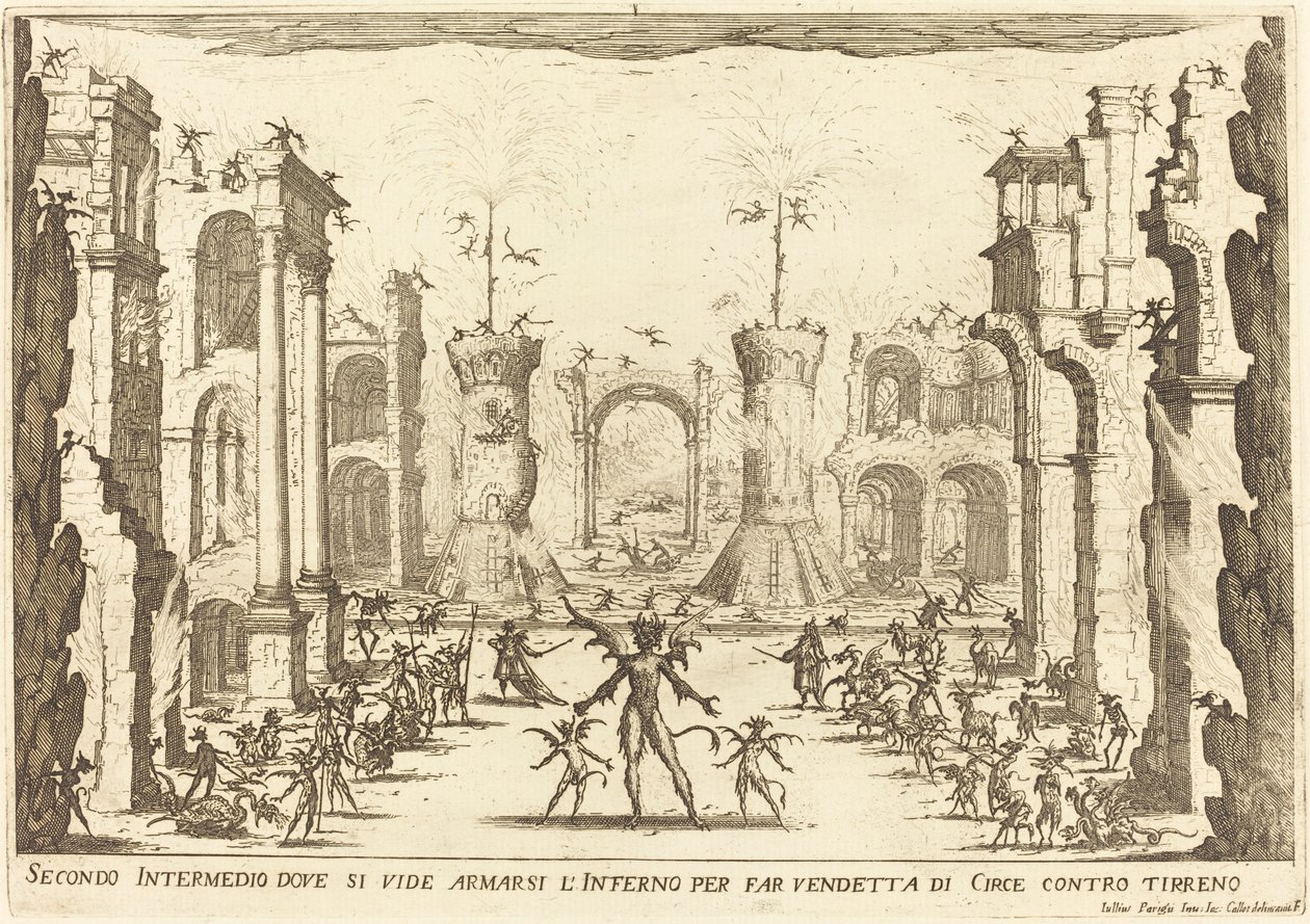 Druhé intermezzo od Jacques Callot