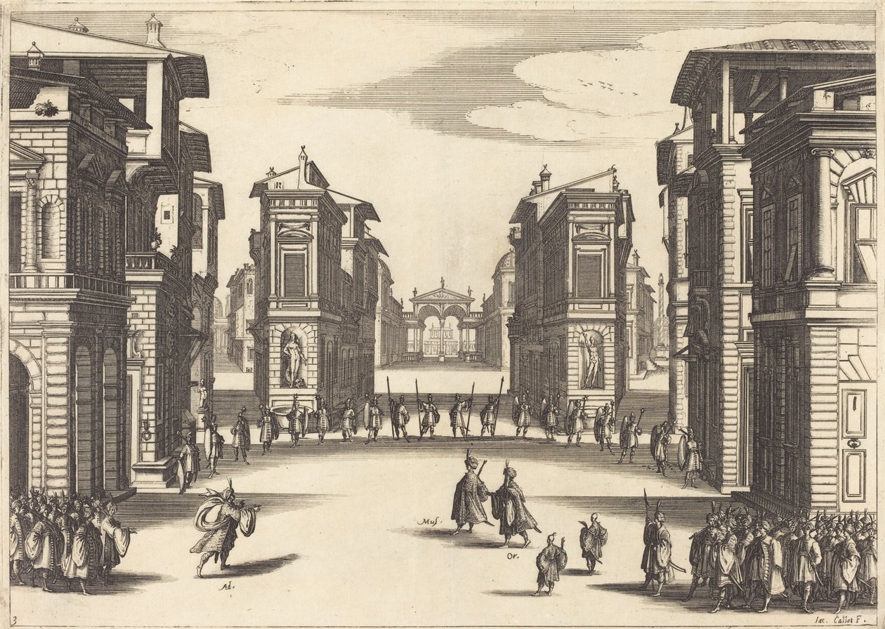 Soliman, zákon III od Jacques Callot