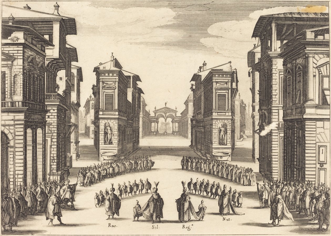 Sulejman, zákon II od Jacques Callot