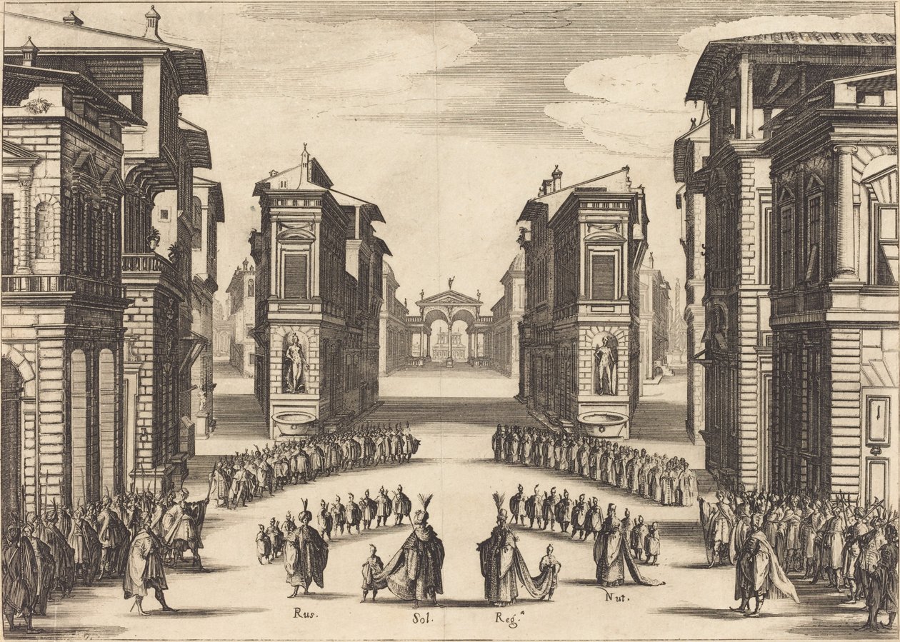 Sulejman, zákon II od Jacques Callot