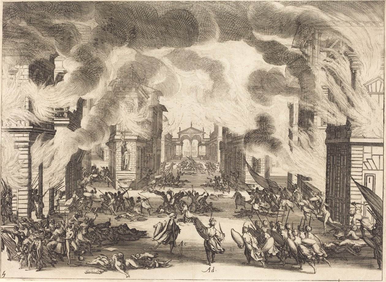 Suleiman, zákon V od Jacques Callot