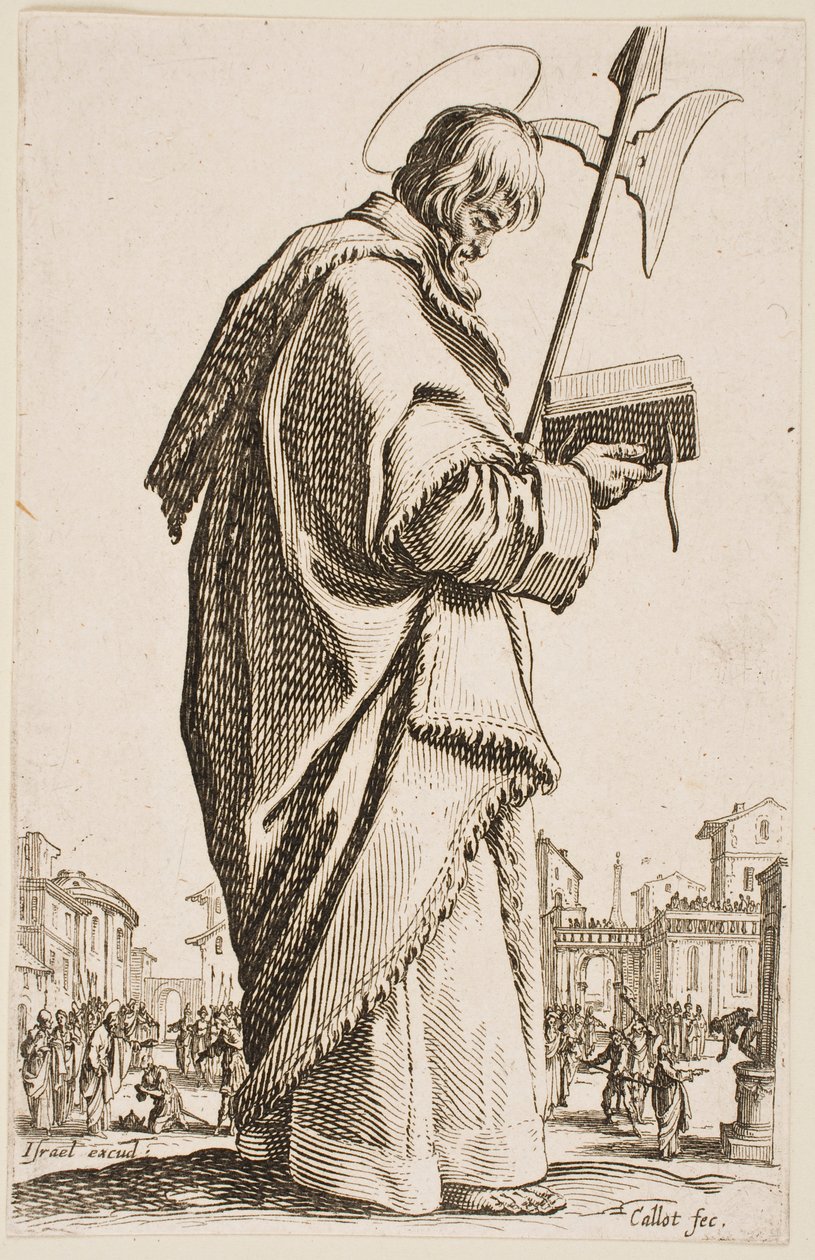 Svatý Matouš, ze série „Velcí apoštolové“ od Jacques Callot