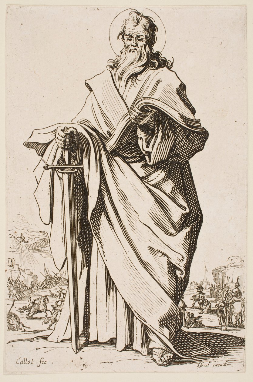 Svatý Pavel, ze série „Velcí apoštolové“ od Jacques Callot
