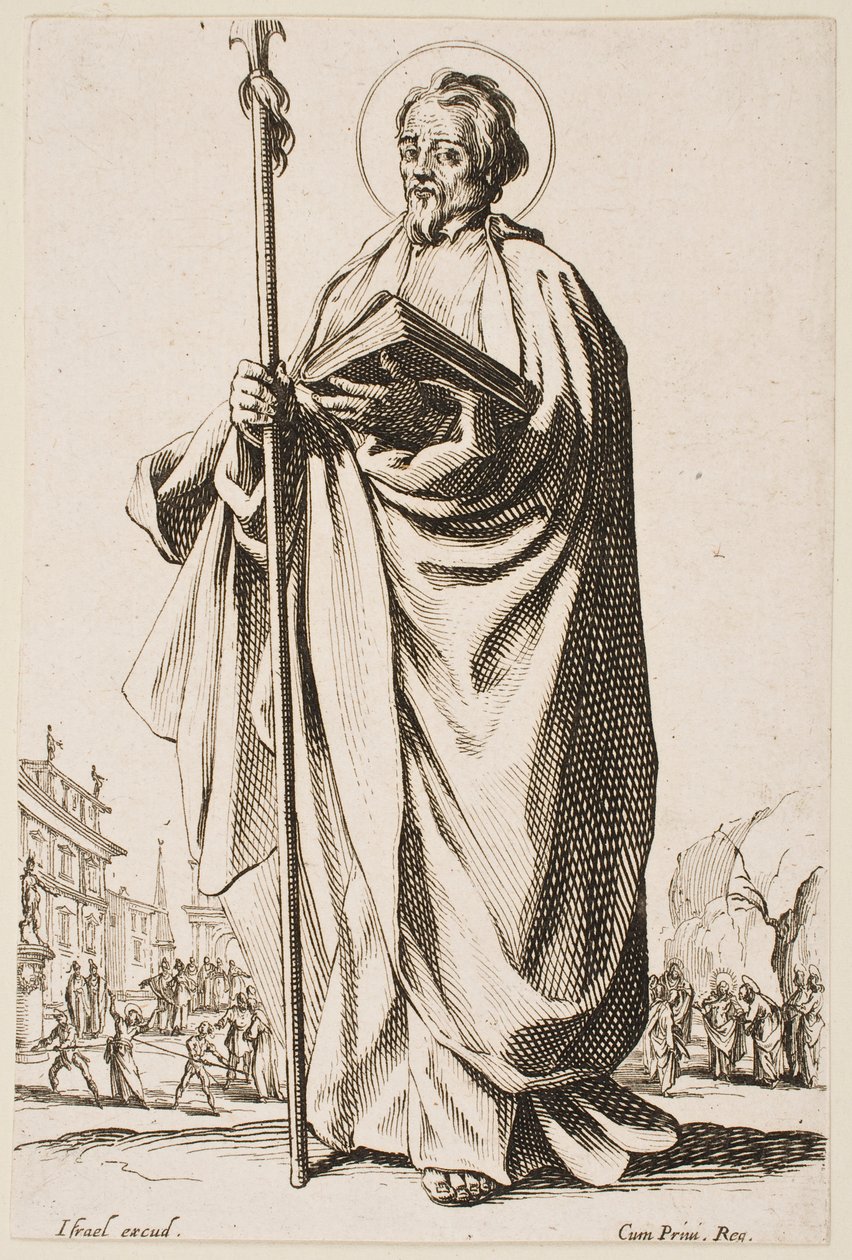 Svatý Tomáš, ze série „Velcí apoštolové“ od Jacques Callot