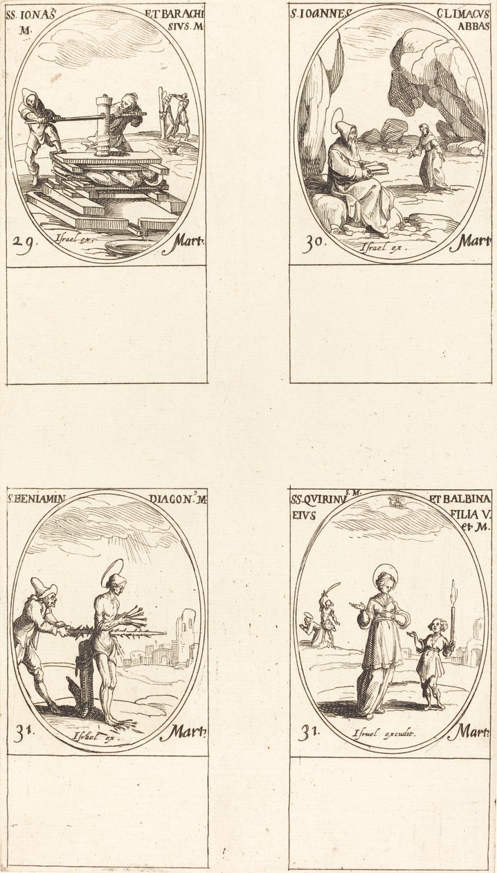 Sts. Jonas & Barachisius; St. John Climacus, Abbot; St. Benjamin; Sts. Quirinus & Bal   1242157   cs       czech Successfully Translated  Original: Natives of Arabia and the Indies Translat: Natives of Arabia and the Indies 1285288 cs czech Successfully Tr od Jacques Callot