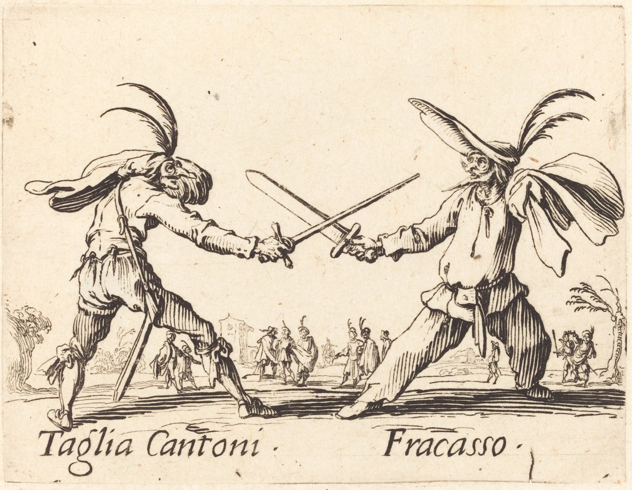 Taglia Cantoni a Fracasso od Jacques Callot