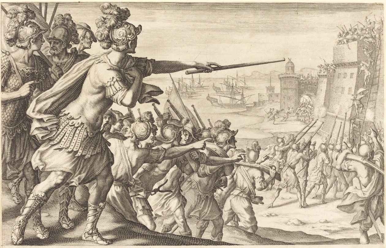 Odběr kosti, c. 1614. od Jacques Callot