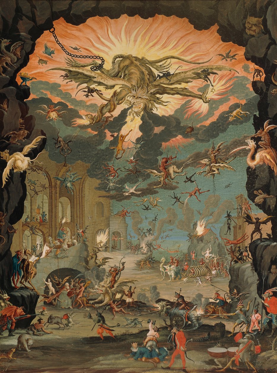 Pokušení svatého Antonína, Jacques Callot (1592-1635) od Jacques Callot