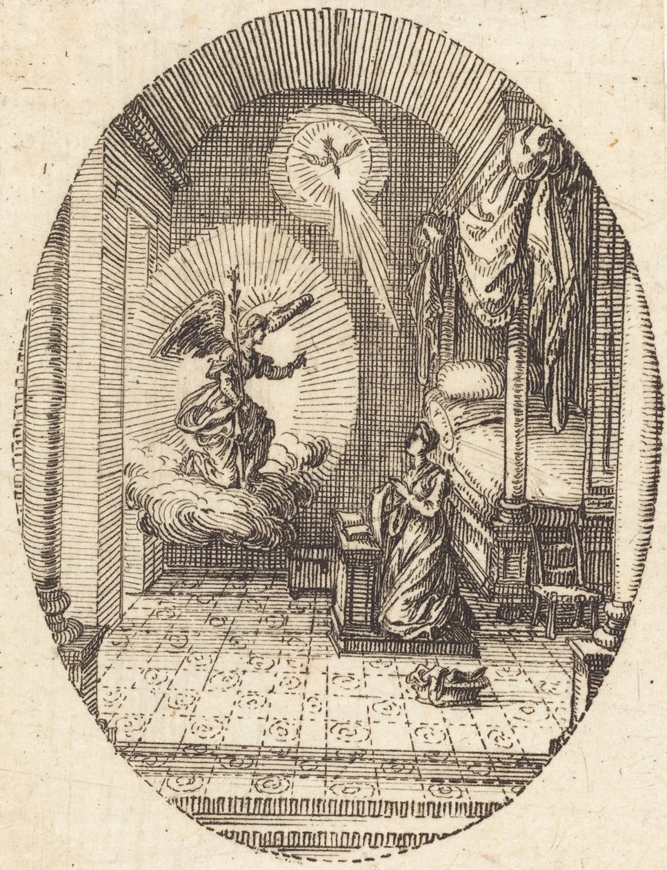 Zvěstování od Jacques Callot