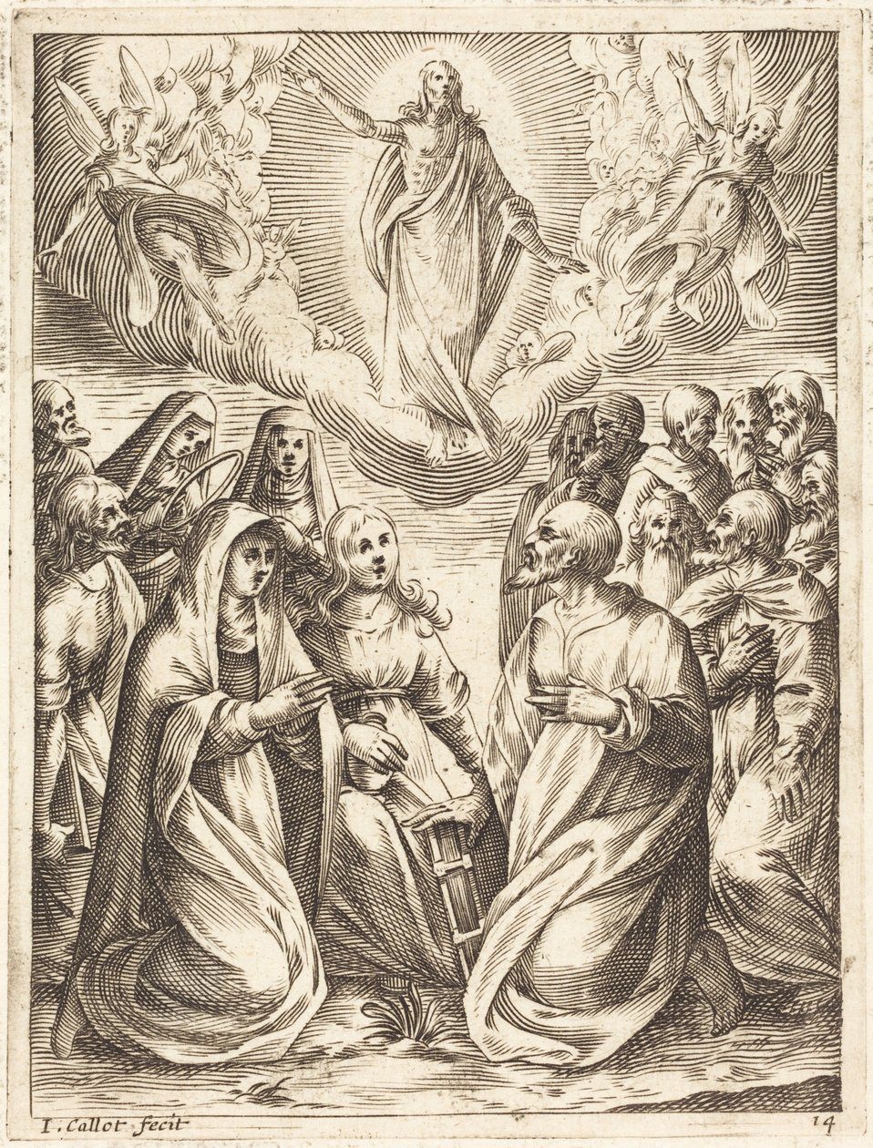 Nanebevstoupení od Jacques Callot