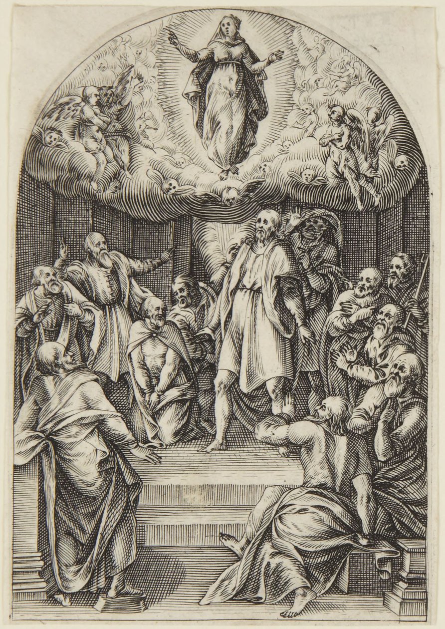 Nanebevzetí Panny Marie od Jacques Callot