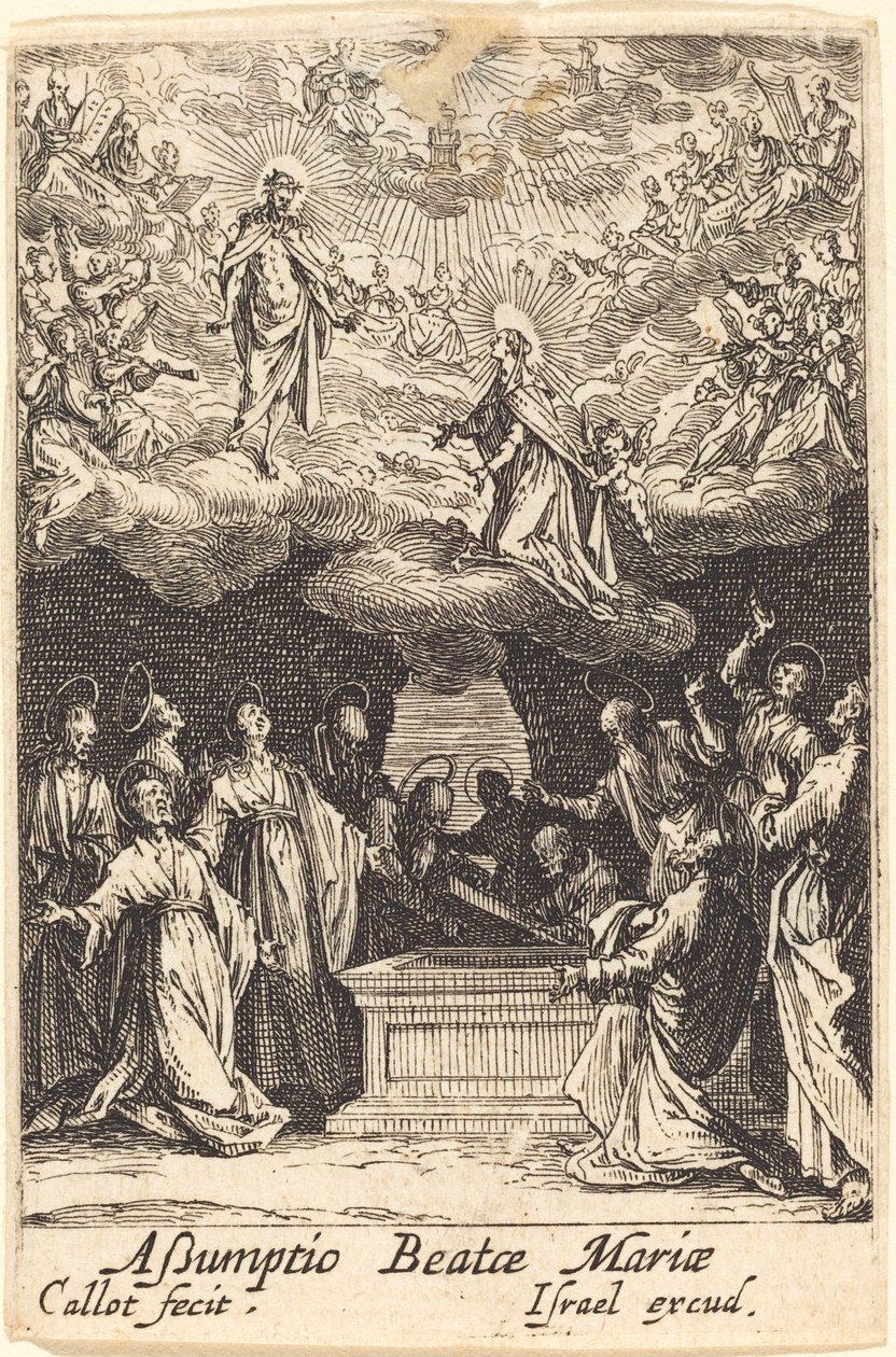 Nanebevzetí Panny Marie od Jacques Callot