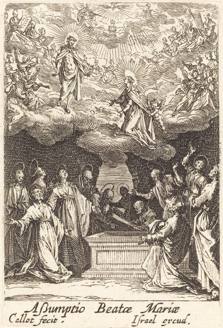 Nanebevzetí Panny Marie od Jacques Callot