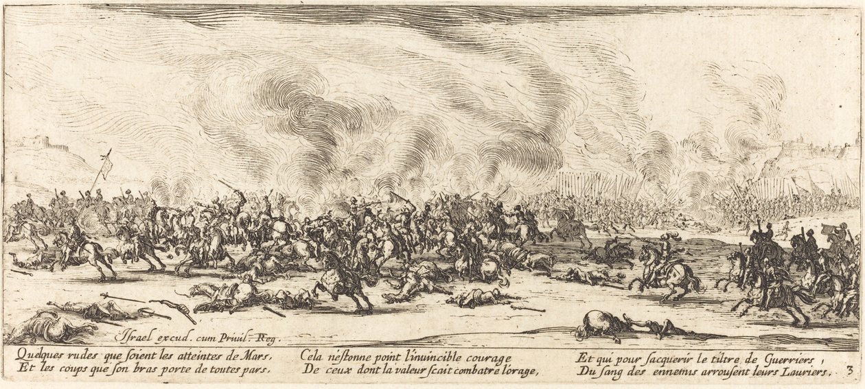 Bitva, c. 1633. od Jacques Callot