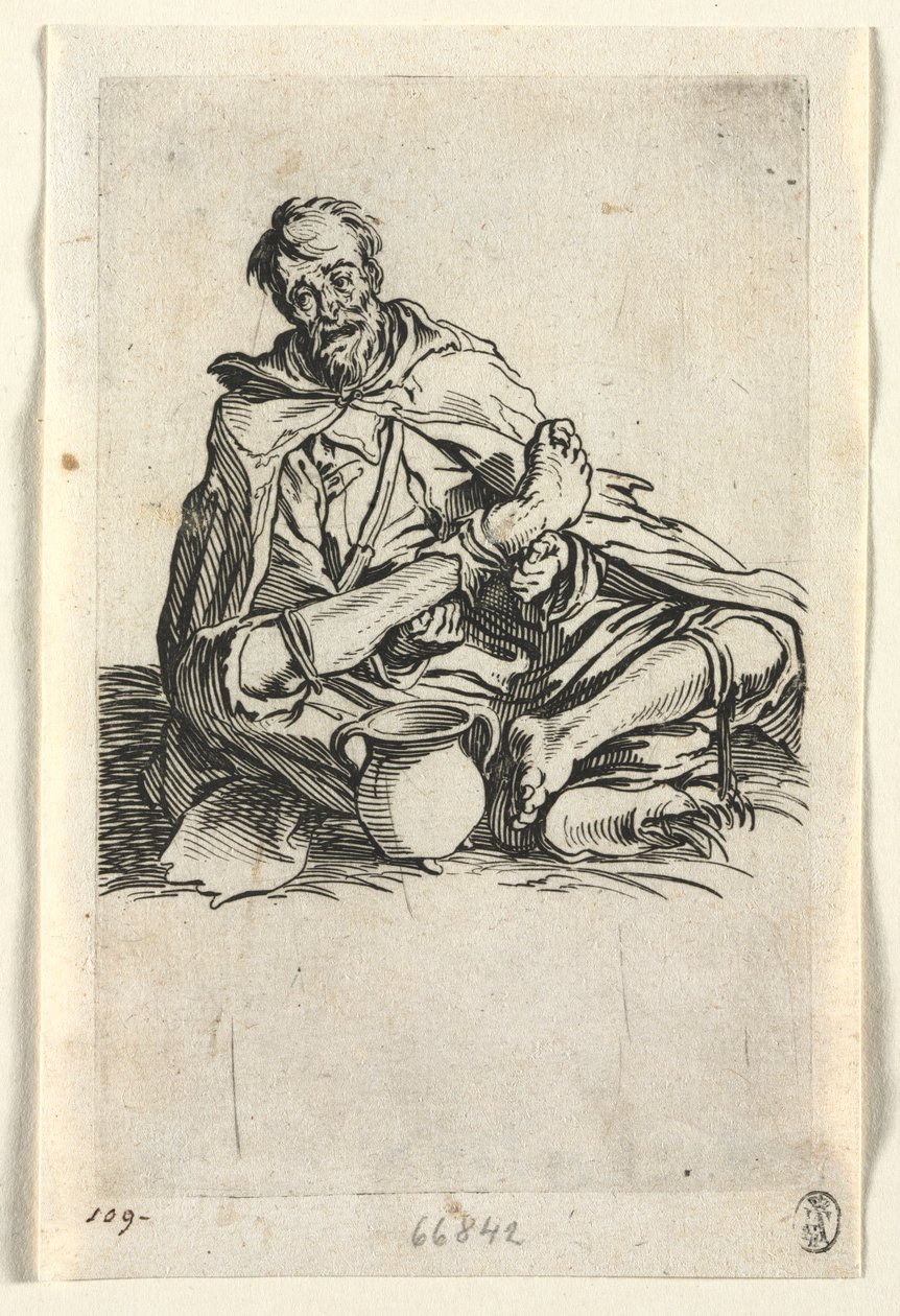 Žebráci: Malingerer od Jacques Callot