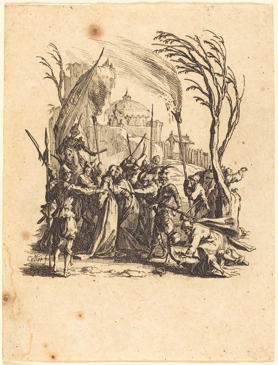 The Betrayal, c. 16241625. od Jacques Callot