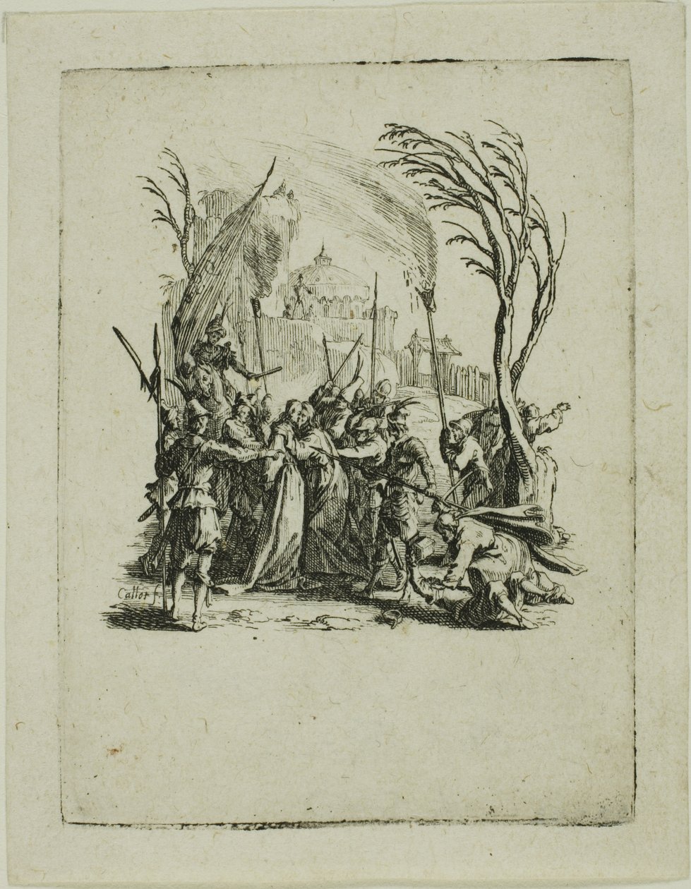 Zrada, z Malé vášně od Jacques Callot