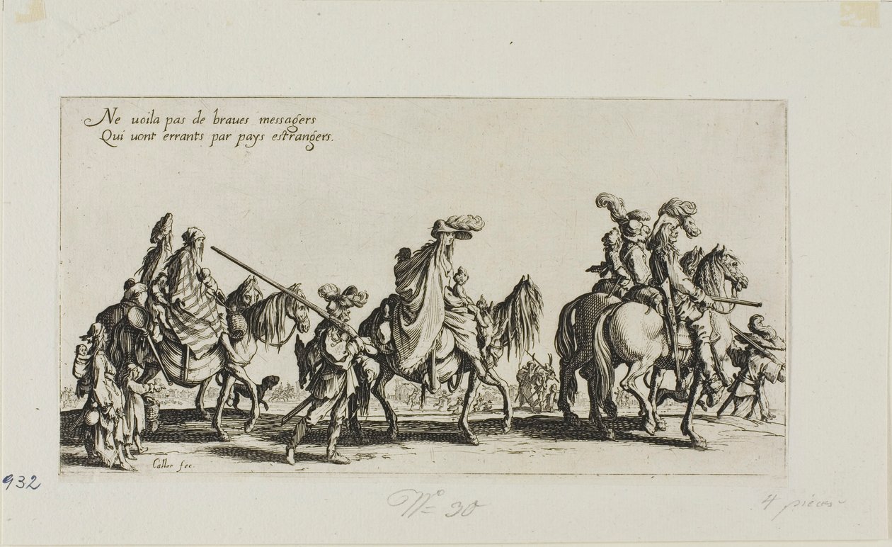 The Bohemians Marching, od The Bohemians od Jacques Callot