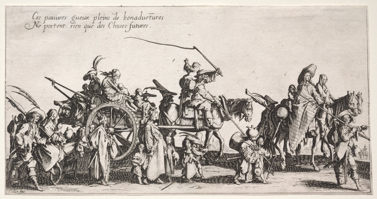 The Bohemians: The Bohemians Marching: The Rear Guard od Jacques Callot