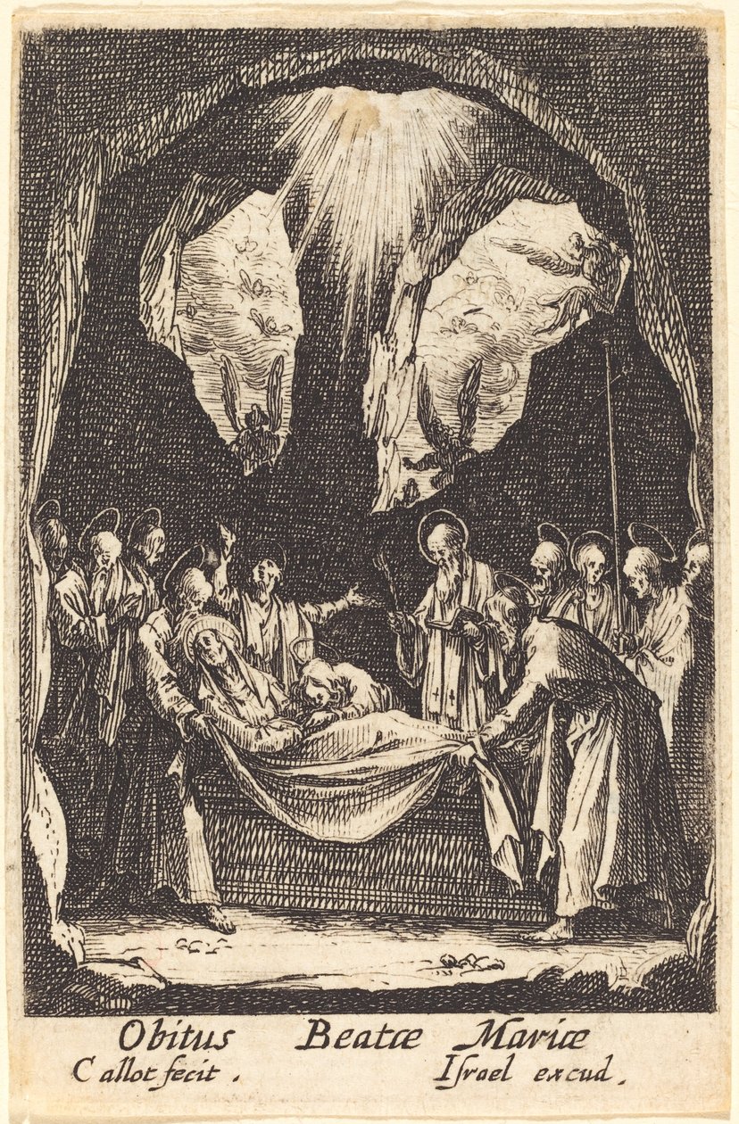 Pohřeb Panny Marie od Jacques Callot