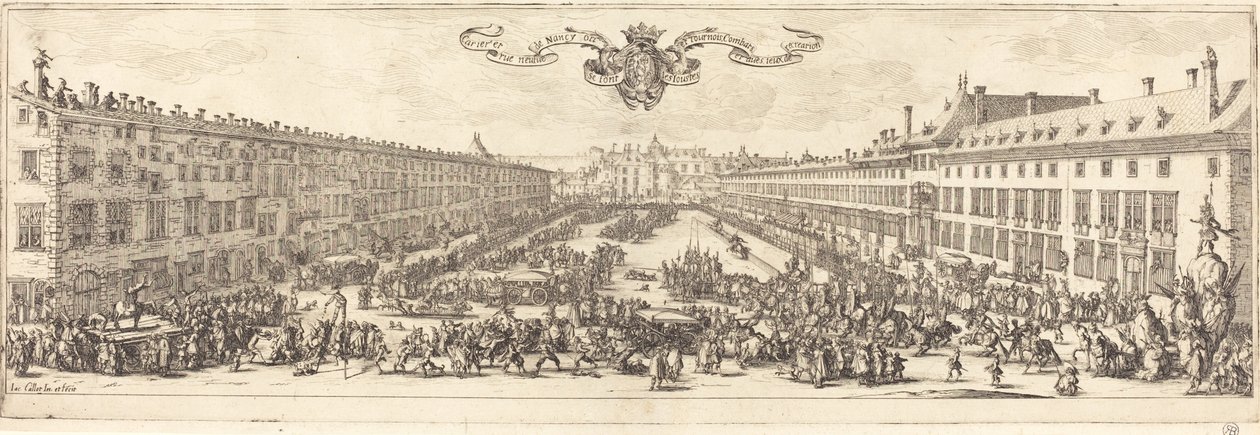 Carriere v Nancy od Jacques Callot