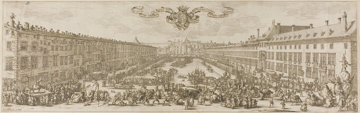 Carrière v Nancy od Jacques Callot