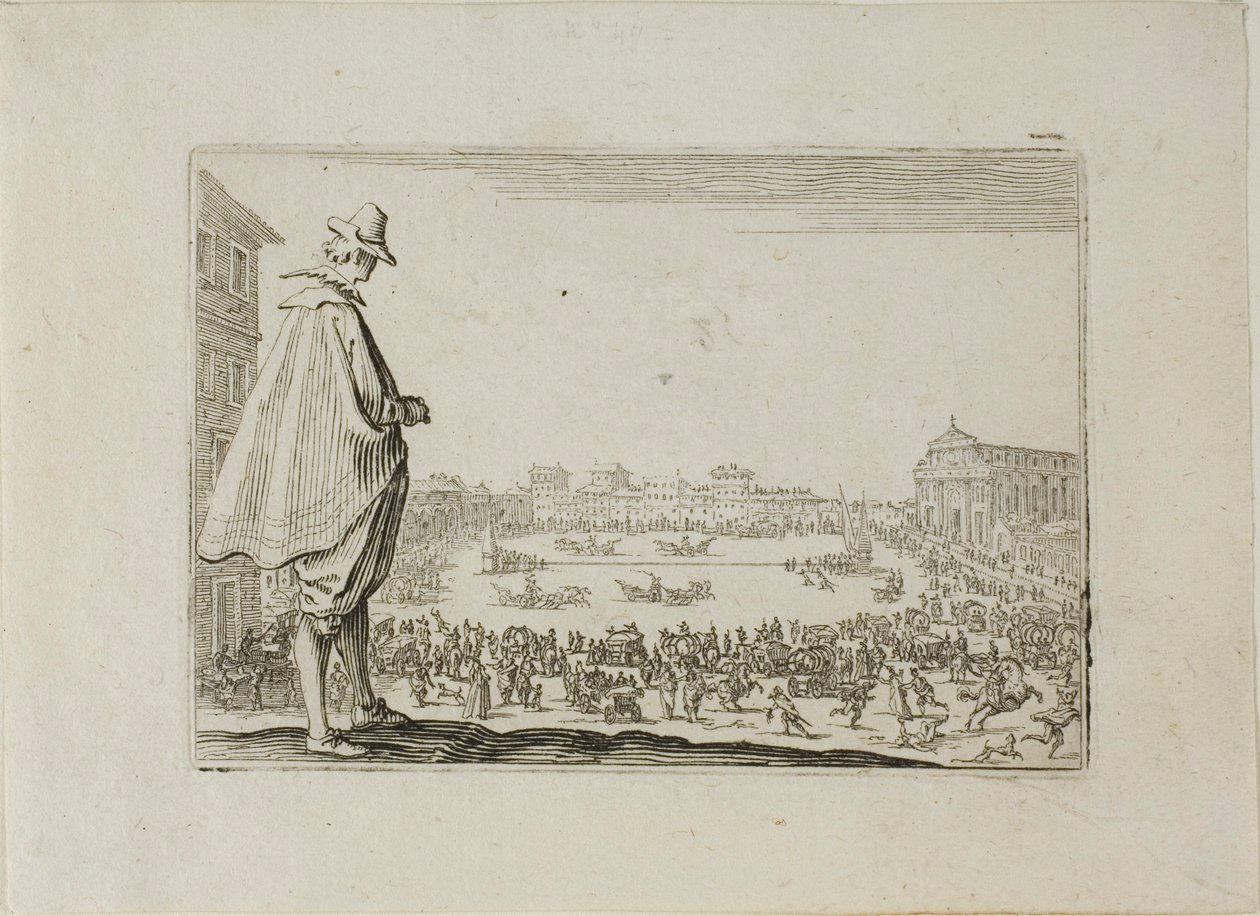 Závody vozů v Santa Maria, od The Caprices od Jacques Callot