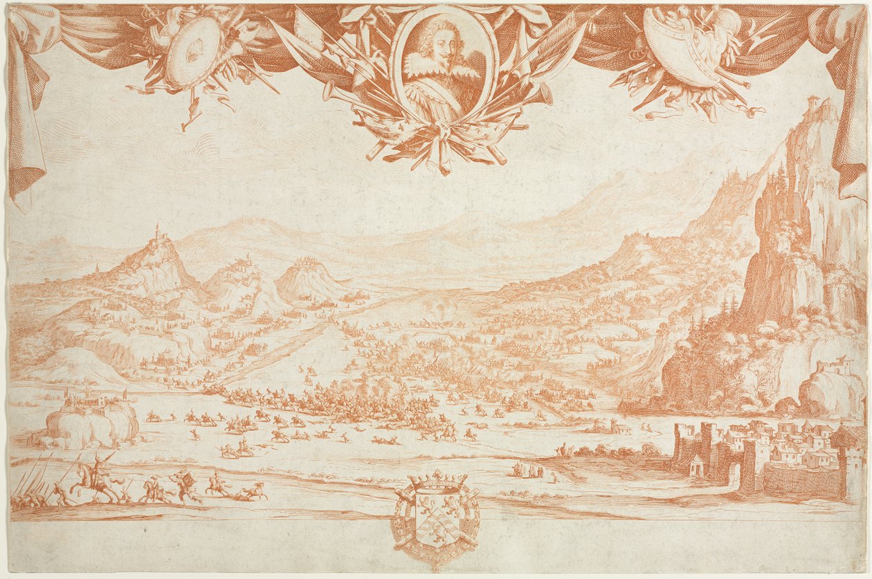 Boj o Avigliamo od Jacques Callot