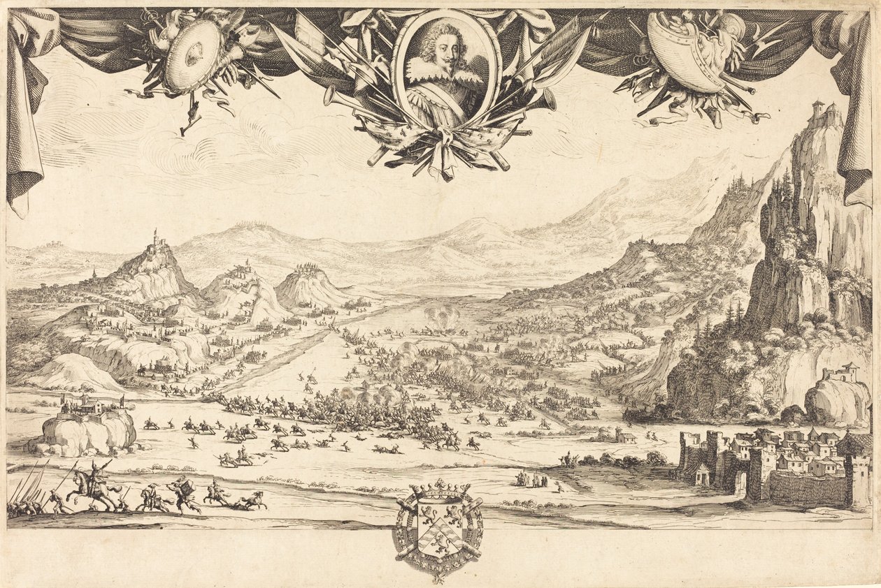 Boj o Aviglianu od Jacques Callot