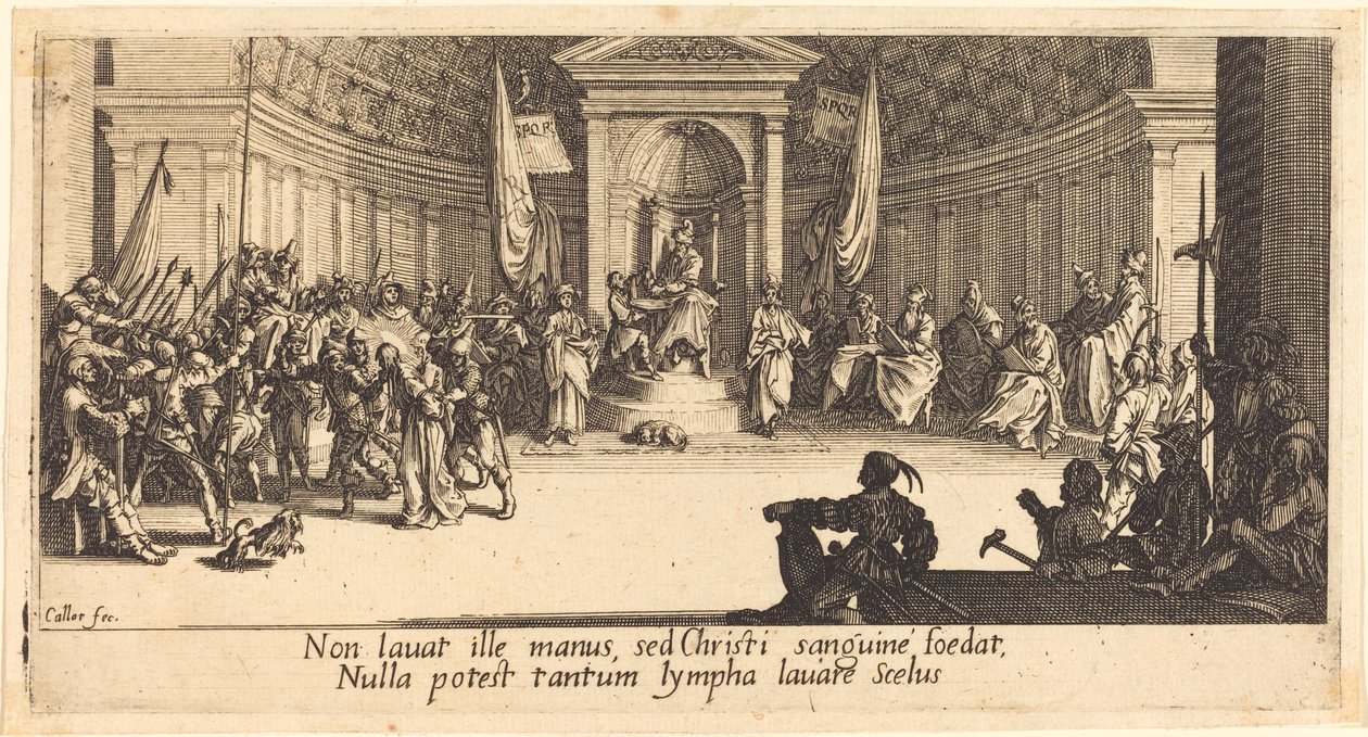 Odsouzení k smrti, c. 1618. od Jacques Callot