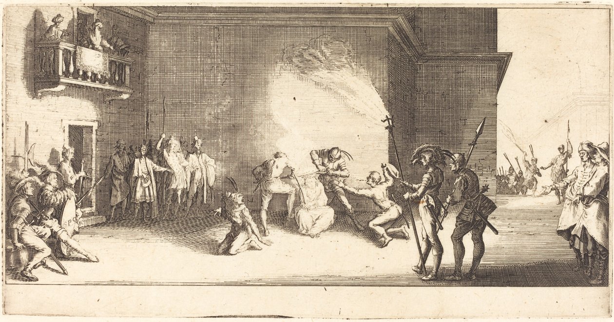 Korunování trním od Jacques Callot