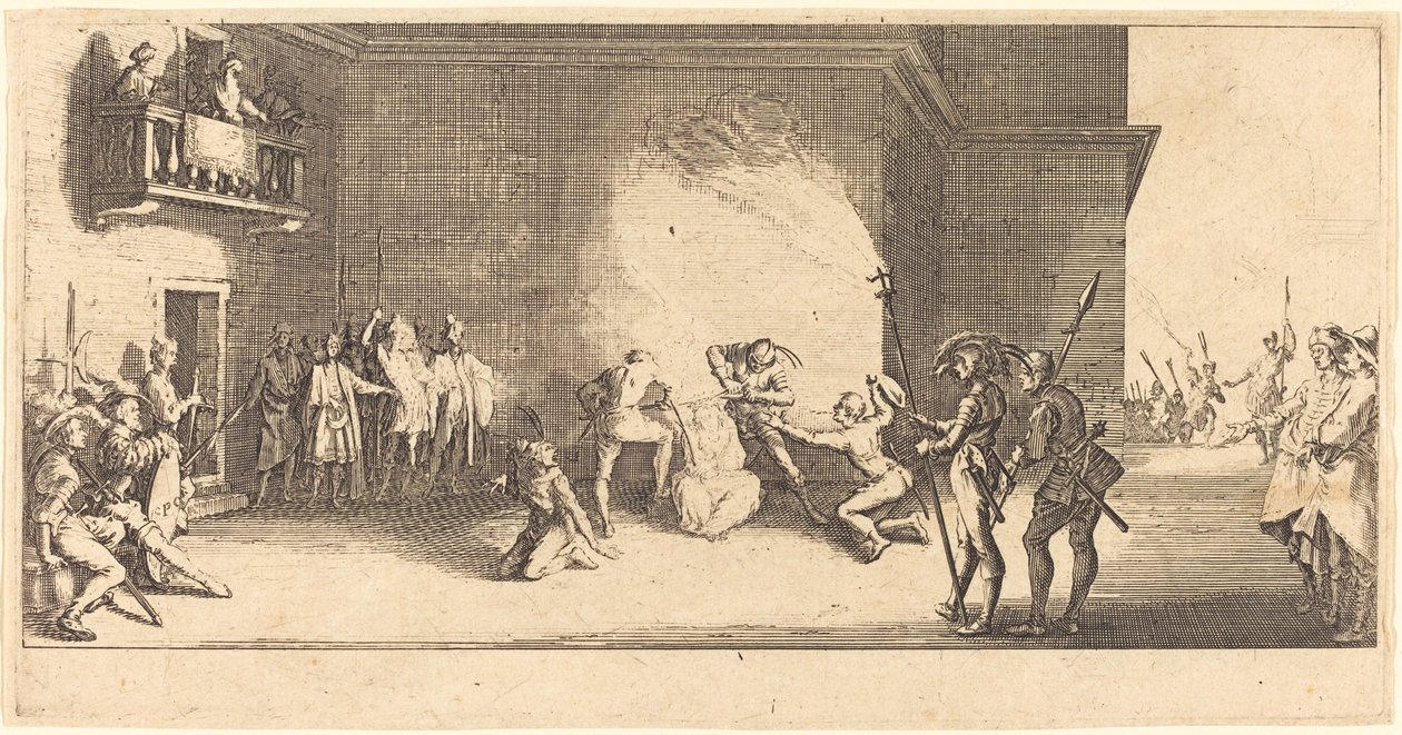 Korunování trním od Jacques Callot