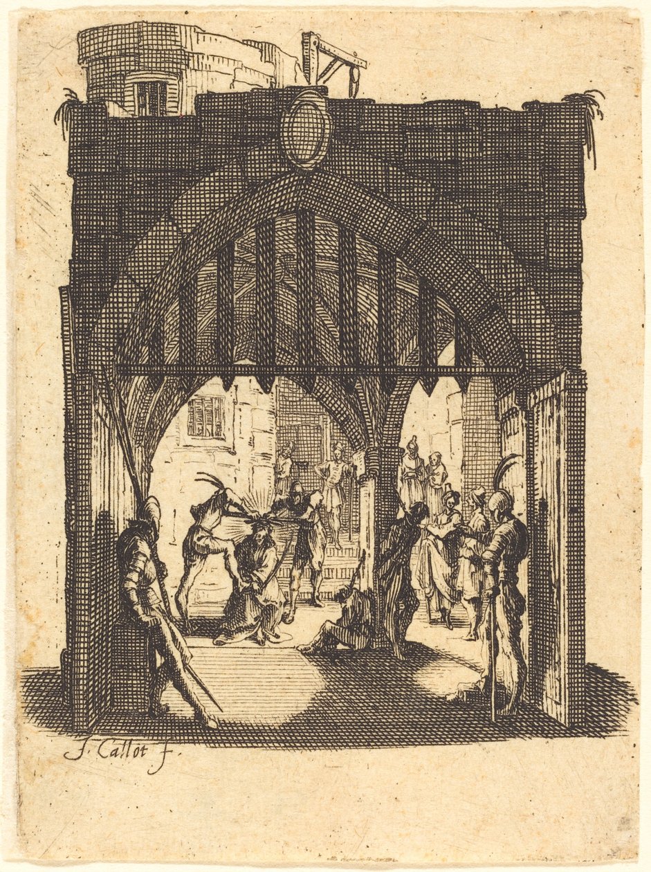 Korunování trním od Jacques Callot