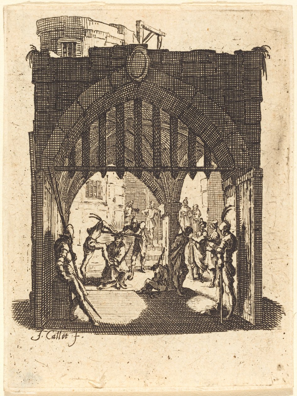 Korunování trním od Jacques Callot