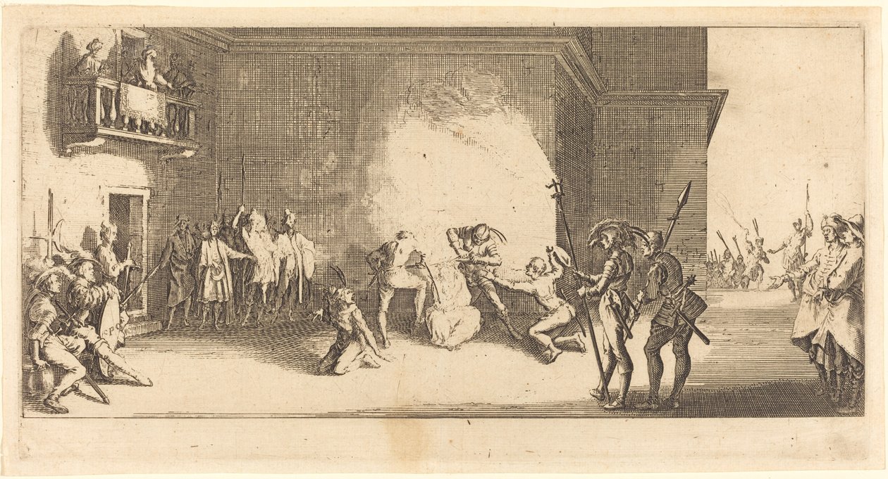 Korunování trním, c. 1618. od Jacques Callot