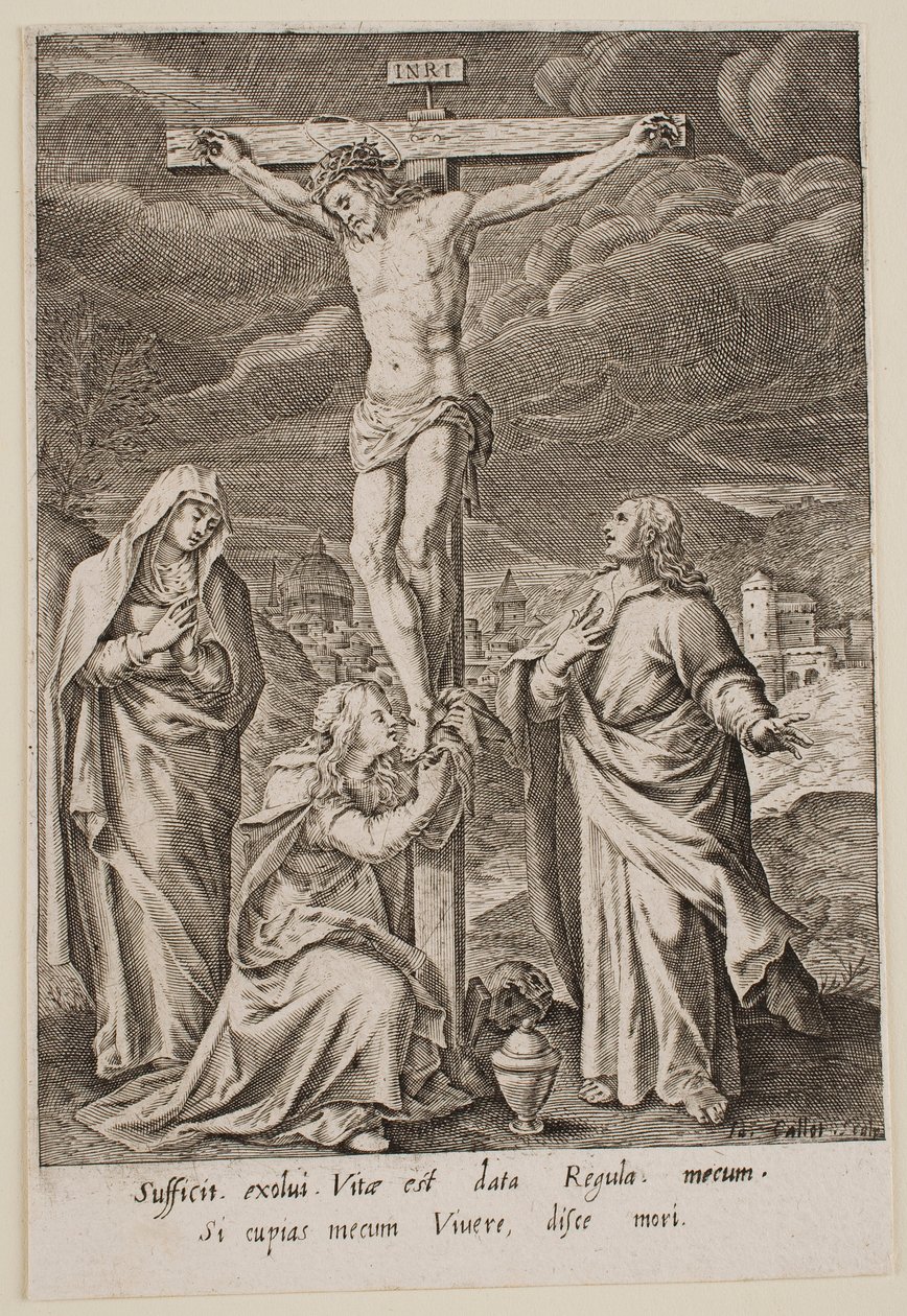 Ukřižování od Jacques Callot