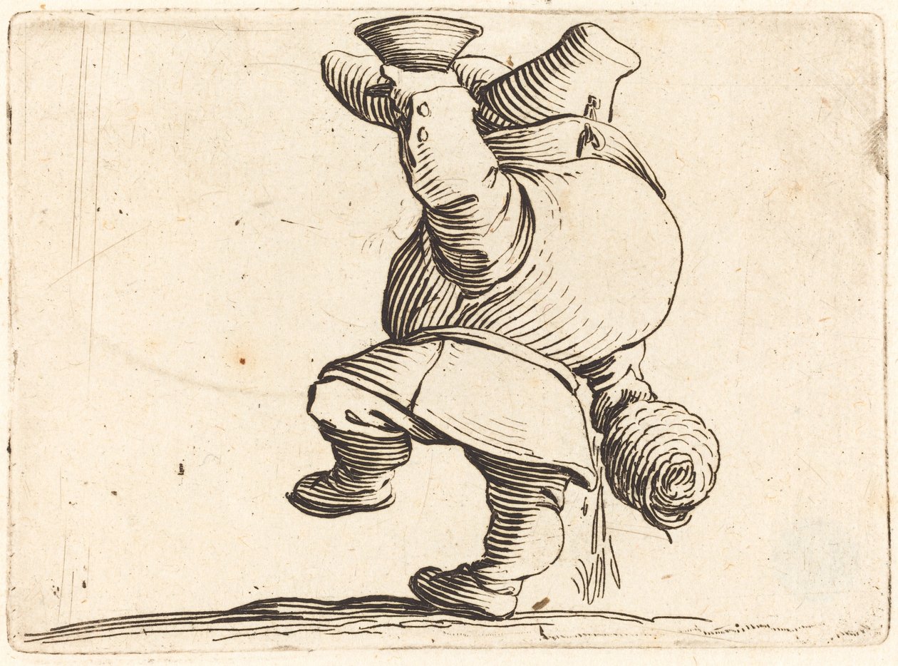Piják, Pohled zezadu od Jacques Callot