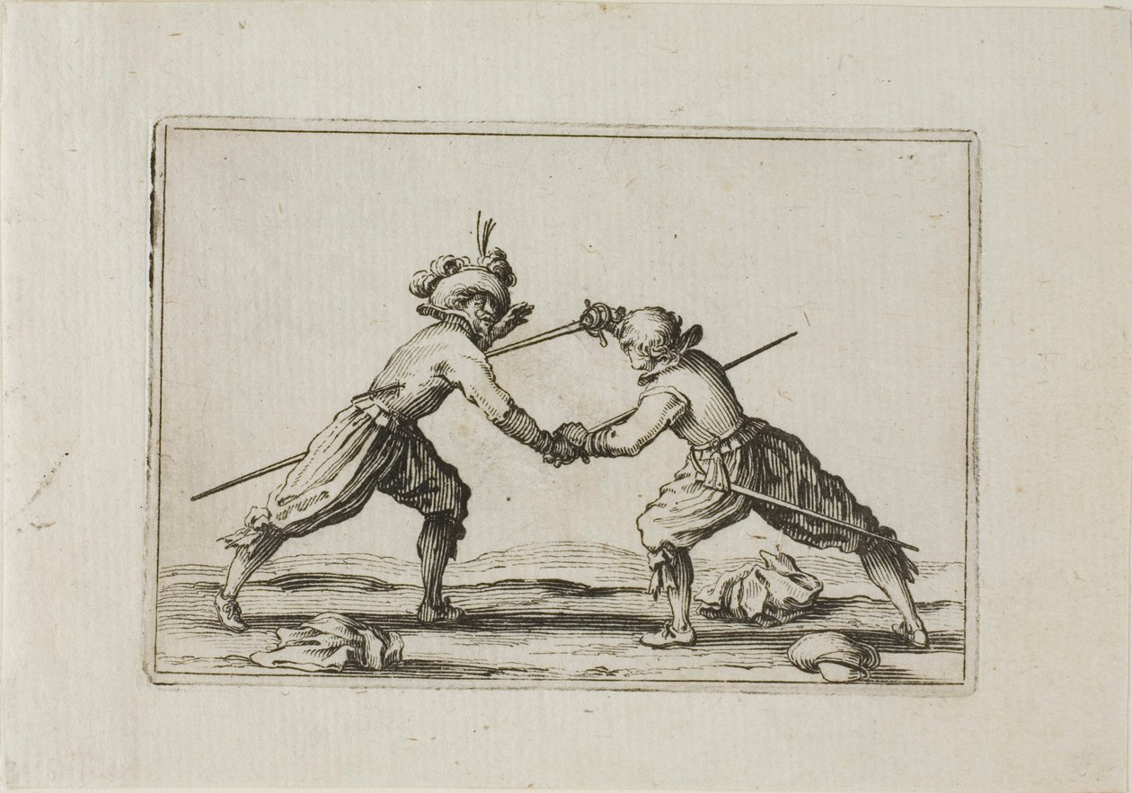 Souboj s meči od The Caprices od Jacques Callot