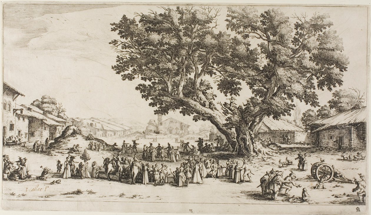 Veletrh v Gondreville od Jacques Callot