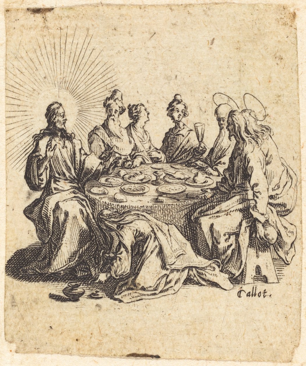 Svátek farizeů od Jacques Callot