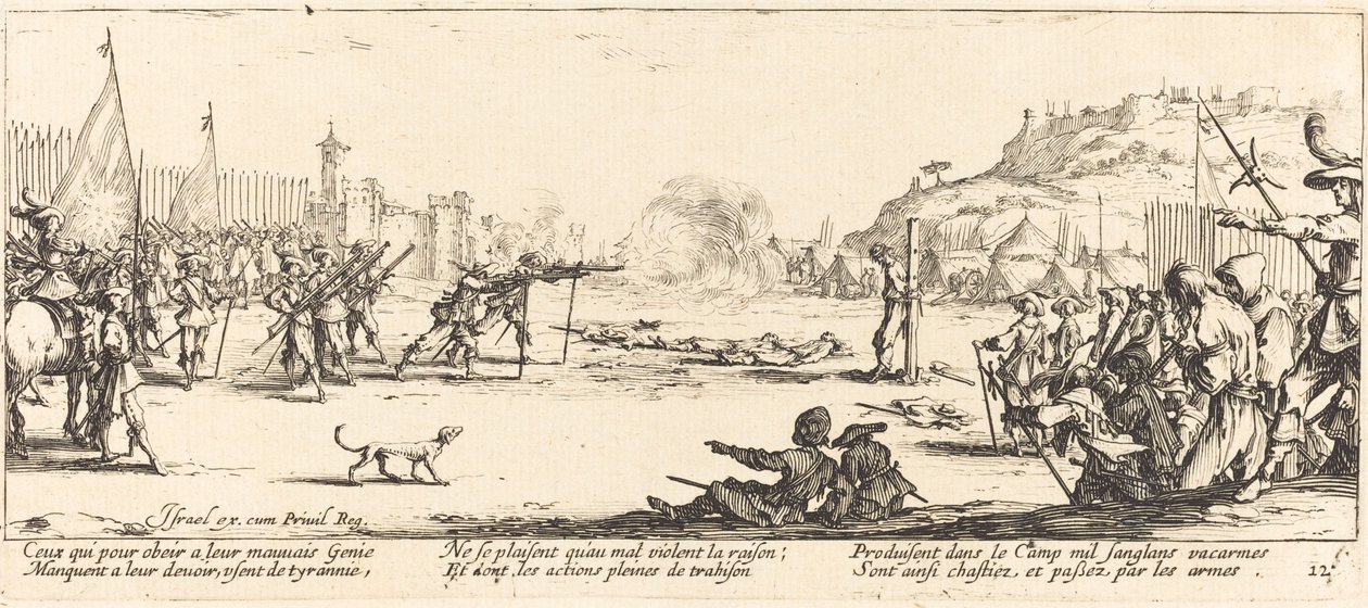 Popravčí četa od Jacques Callot