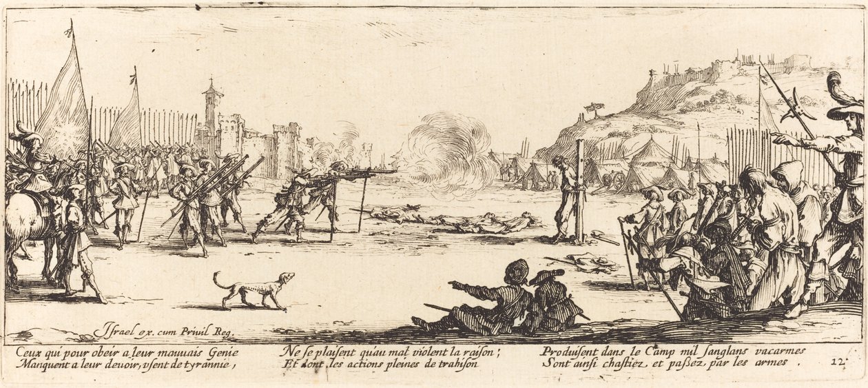 Popravčí četa od Jacques Callot