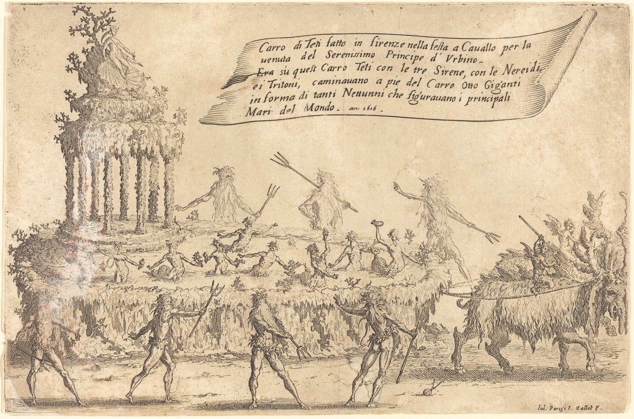 Plovák Thetis od Jacques Callot