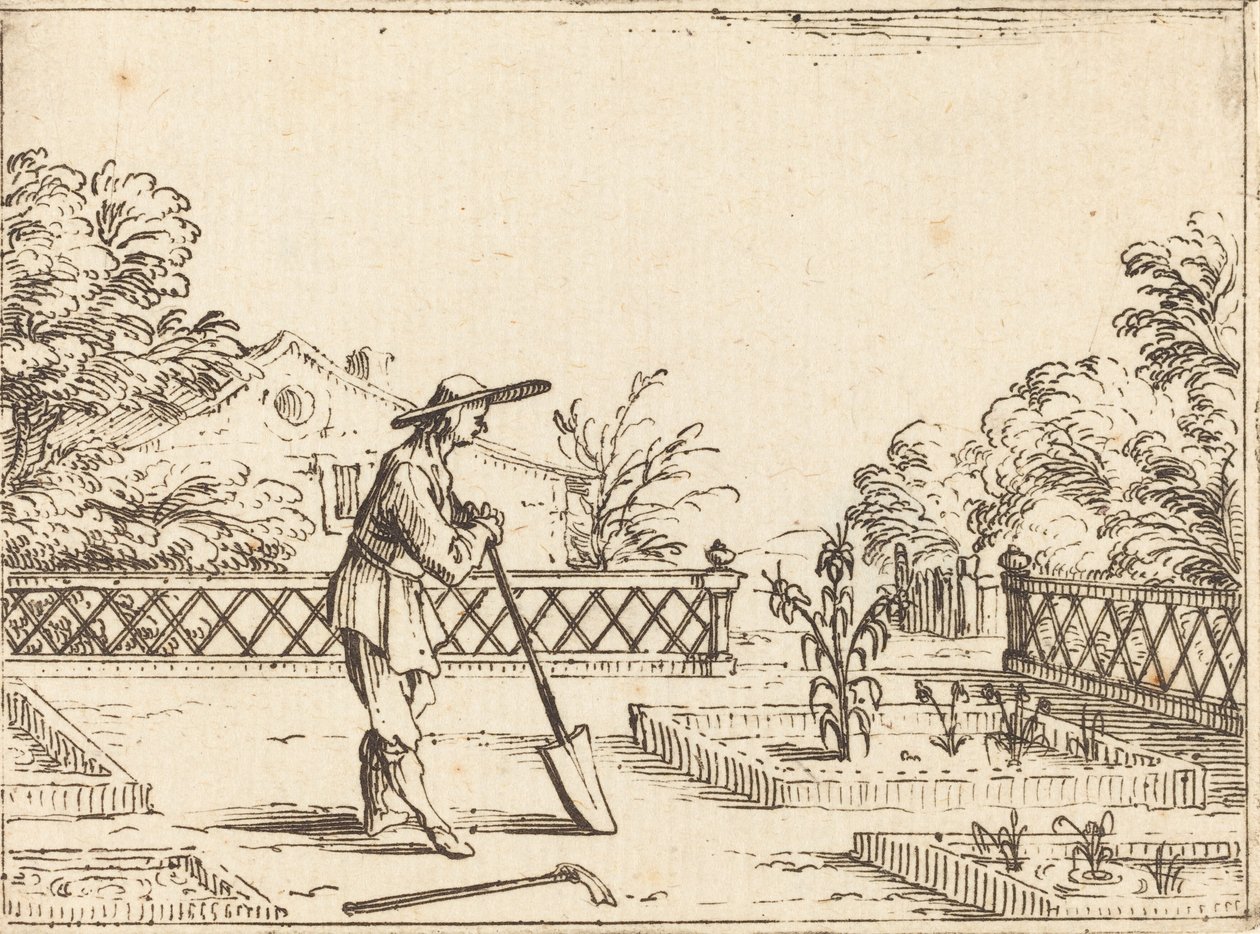 Zahradník od Jacques Callot