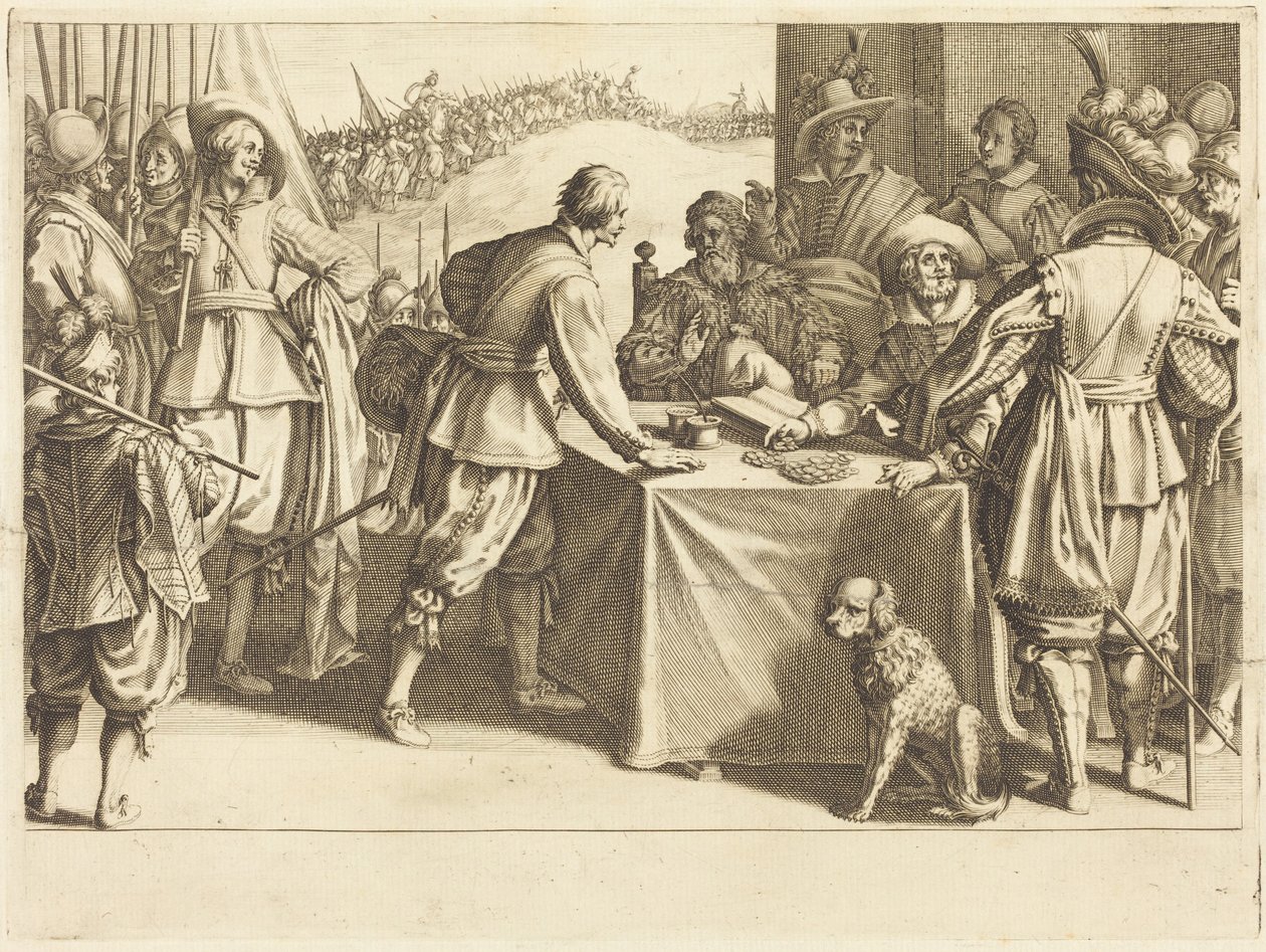 Nábor vojsk od Jacques Callot