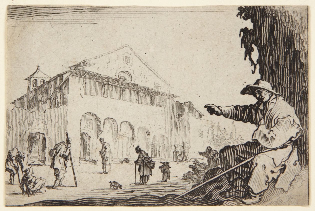 Špitál od Jacques Callot
