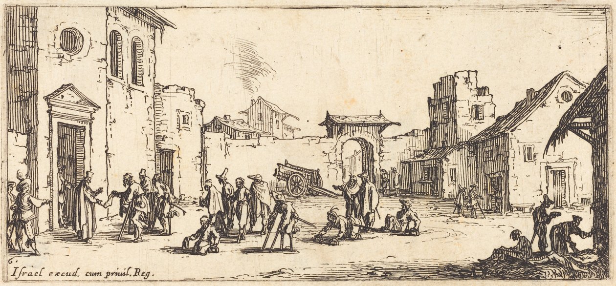 Nemocnice od Jacques Callot